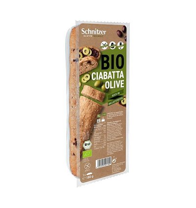 Ciabatta cu masline fara gluten - 180 g