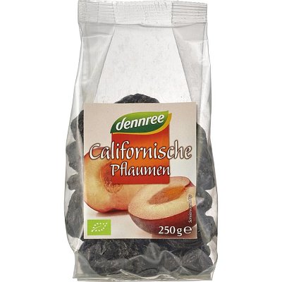 Prune bio california fara samburi - 250 g