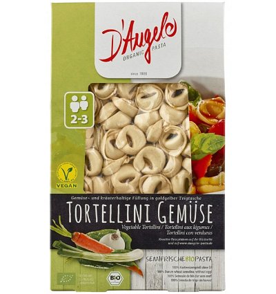 Tortellini cu umplutura de legume - 250 g