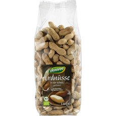 Arahide bio prajite cu coaja - 330 g