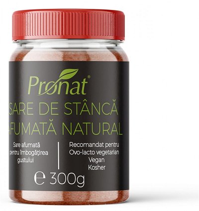 Sare de stanca afumata natural, 300g