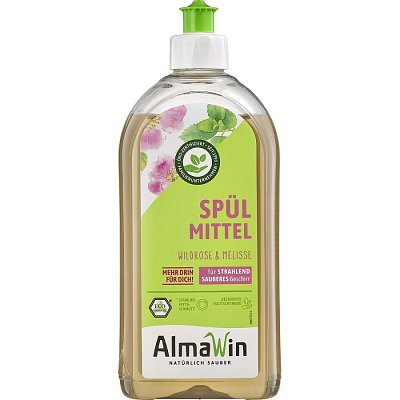 Detergent de vase organic cu trandafir salbatic si melisa  - 500 ml