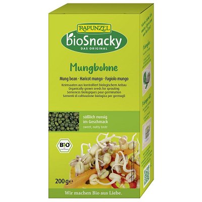 Seminte de fasole mung bio pentru germinat  - 200 g