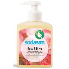 Sapun lichid cu trandafir si masline bio - 300 ml