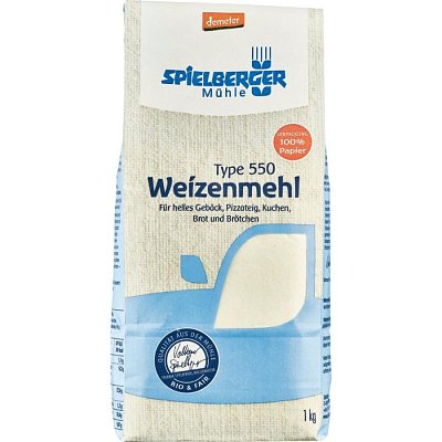 Faina de grau alba tip 550 demeter - 1 kg