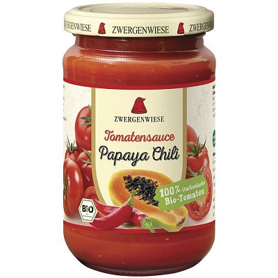 Sos de tomate bio papaya-chili - 340 ml