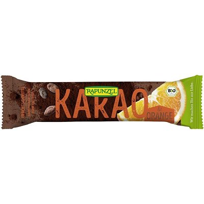 Baton de fructe cu cacao si portocale bio - 40 g