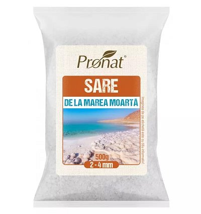 Sare de la marea moarta 2-4mm, 500g