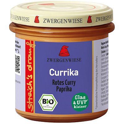 Pasta tartinabila bio cu ardei si curry fara gluten - 135 g
