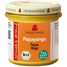 Crema tartinabila Papayango cu papaya picanta si mango fara gluten, eco - 135 g