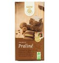 Ciocolata cu lapte bio si fairtrade umpluta cu crema de alune, 100g