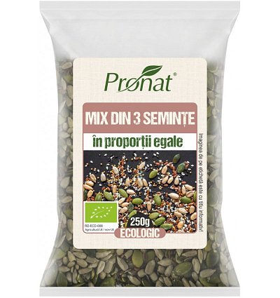 Mix bio din 3 seminte in proportii egale, 250g