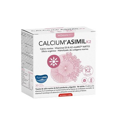 Calcium asimil k2, 30 pliculete 100g dieteticos