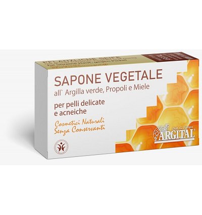 Sapun antiacnee cu argila verde, propolis si miere, 100g
