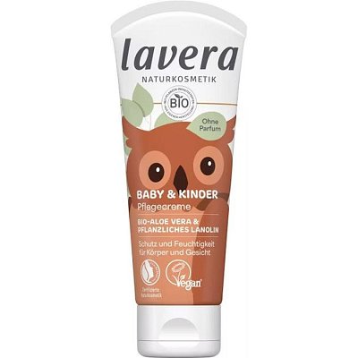 Crema de ingrijire cu aloe vera bio pentru copii - 75 ml