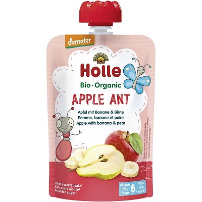 Piure bio de mere cu banane si pere pentru copii 6 luni - 100 g