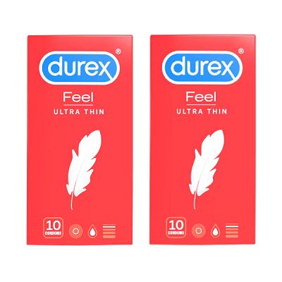 Pachet Prezervative Durex Feel Ultra Thin 2x10, 20 bucati