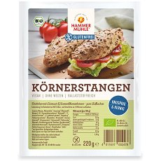 Chifle cu seminte de in si floarea soarelui fara gluten, eco - 220 g