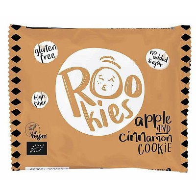Rookies - cookie cu mar si scortisoara bio 40g PRET REDUS