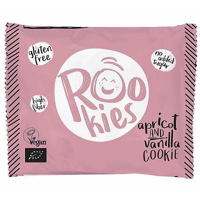 Rookies cu caise si vanilie bio 40g Rookies