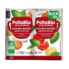 Supa instant cu rosii, busuioc si legume bio 2 buc x 8.5g 17g Nat-ali