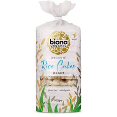 Rondele de orez integral expandat cu sare bio 100g Biona