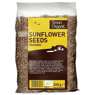 Seminte de floarea soarelui bio 250g Smart Organic