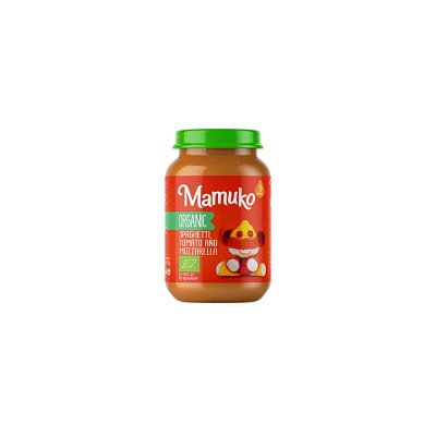 Spaghetti cu rosii si mozzarella bio 8+ luni 190g Mamuko