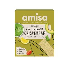 Crispbread proteic cu linte bio 100g Amisa
