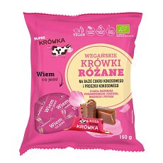Caramele - aroma trandafir bio 150g Super Fudgio