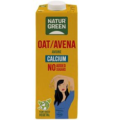 Bautura vegetala de ovaz cu calciu, fara zahar, 1000ml natur