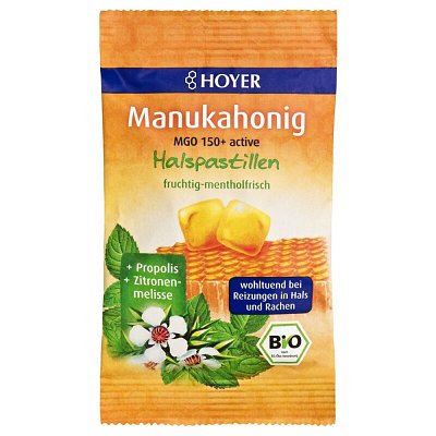 Bomboane cu miere de manuka mgo +150 bio 30g Hoyer