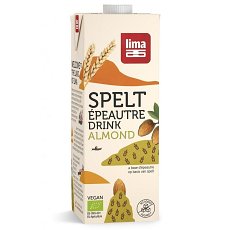 Bautura vegetala de spelta cu migdale bio 1l Lima
