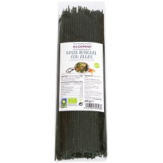 Spaghetti integrale din grau dur cu alge bio 250g Algamar