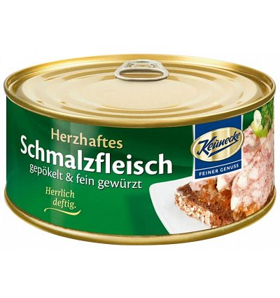 Carne grasa de porc condimentata fin, 300g keunecke