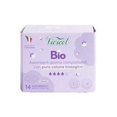 Absorbante de zi din bumbac compostabil ecologic 4 picaturi 14buc Vivicot