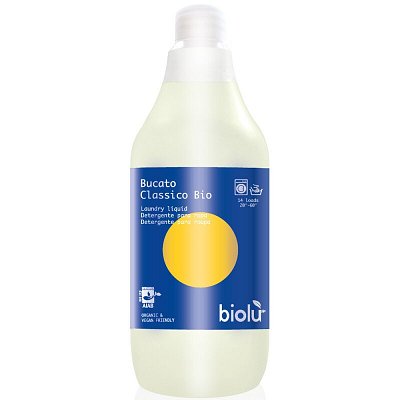 Detergent lichid pentru rufe albe si colorate ecologic 1l Biolu
