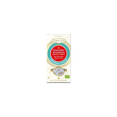 Ceai new sensation - hibiscus si menta bio 10dz x 2g 20g Hari Tea