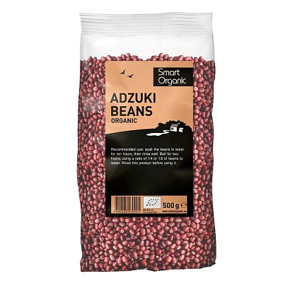 Fasole azuki bio 500g Smart Organic