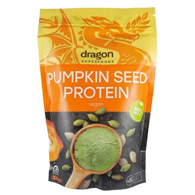 Pudra proteica din seminte de dovleac bio 200g Dragon Superfoods