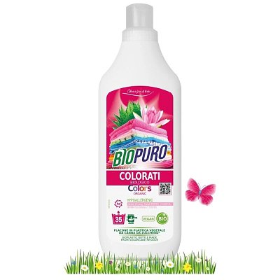 Detergent pentru rufe colorate hipoalergen ecologic 1l Biopuro
